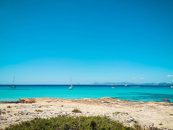 Exploring Balearic islands, Formentera sailing, Ellidah boat HD wallpaper