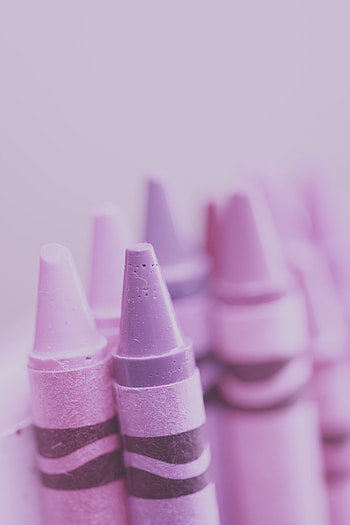 Pink, Macro, Blur, Smooth, Wax Pencils HD phone wallpaper