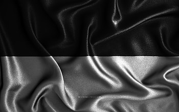 Ulm flag, , silk wavy flags, german cities, Flag of Ulm, fabric flags, Day of Ulm, 3D art, Ulm, Europe, cities of Germany, Ulm 3D flag, Germany HD wallpaper
