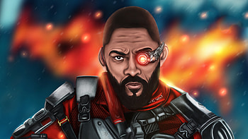 Will Smith Deadshot Artwork , deadshot, will-smith, artwork, artwork, artist, deviantart, art, digital-art HD wallpaper