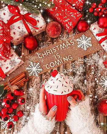 Christmas Is Coming, red HD phone wallpaper