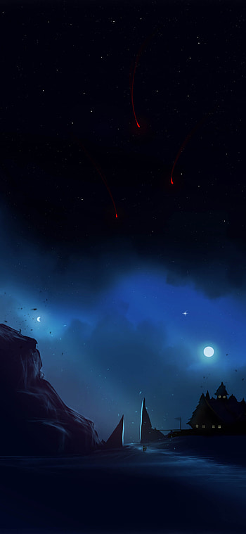 OLED, atmosphere, sky HD phone wallpaper