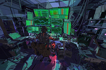 Hacking , Hacker Room HD wallpaper