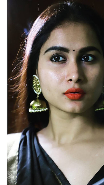Kanchan bamne, telugu actress, closeup HD phone wallpaper
