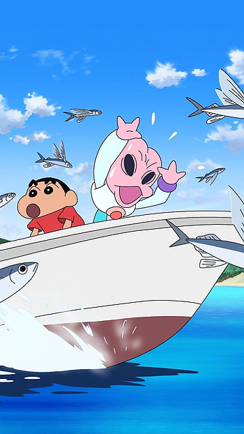 Shinchan For, Boating HD phone wallpaper