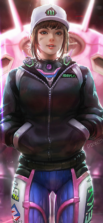 MEKA logo, Overwatch HD phone wallpaper