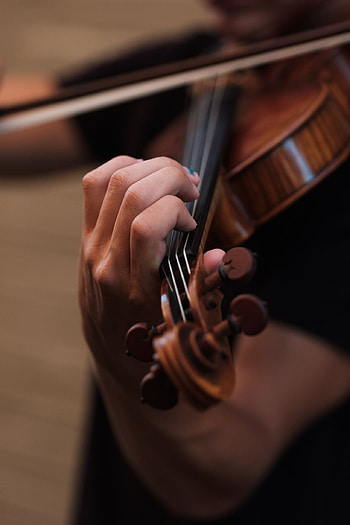 Violin player, Captivating performance, Musical finesse, Bow strokes HD phone wallpaper