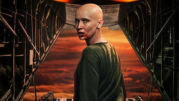 Blood Red Sky, sky, vampire, blood, red HD wallpaper