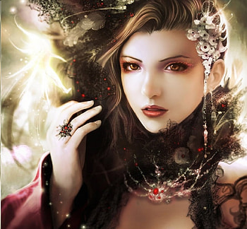 The secret of elegance, elegant girl, elegance, madam, secret HD wallpaper