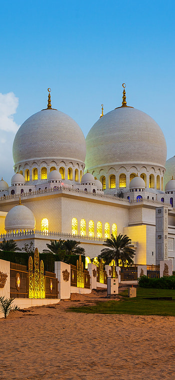 Mosque, Dome, Religious, Sheikh Zayed Grand Mosque, Architecture, Mosques HD phone wallpaper