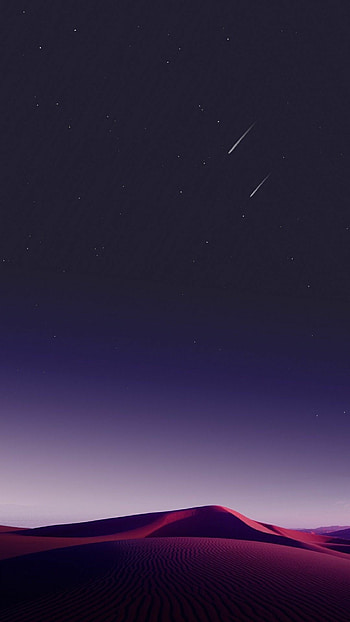 Nighttime desert wonders, Celestial show, Desert solitude, Cosmic serenade HD phone wallpaper