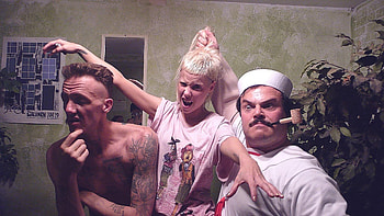 Die Antwoord , Energetic music, Vibrant visuals, Bold color schemes HD wallpaper