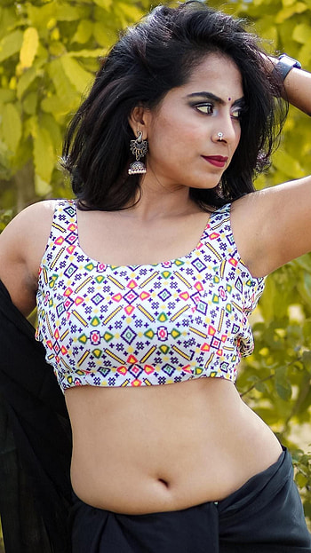 Sushma Gowda, kannada actress, model, navel show HD phone wallpaper
