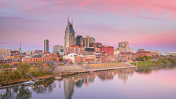 Nashville Skyline, Tennessee, Downtown scenery HD wallpaper