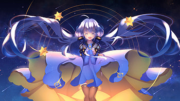 Pray, stardust, vocaloid, anime girl HD wallpaper