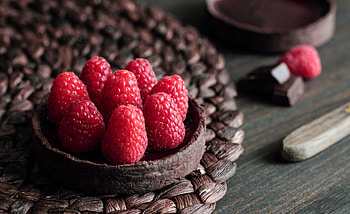 Food, Chocolate, Raspberry, Desert, Cookies HD wallpaper