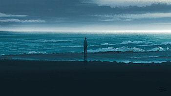 Alone In The Breeze An Artistic Journey, alone, artist, artwork, digital-art, pixiv HD wallpaper