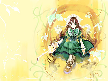 Anime, Plants, Smile, Girl, Watering Can HD wallpaper