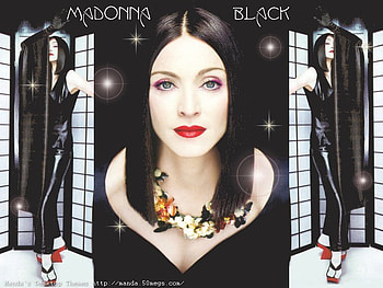 madonna black, gothic, music, madonna, goth, women, beauty, female HD wallpaper