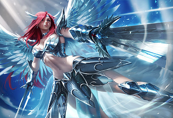 Erza Scarlet, anime, artwork, digital-art HD wallpaper
