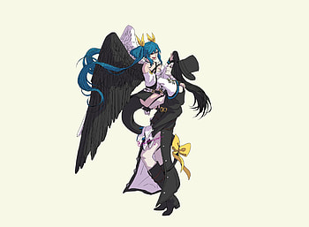 Testament and Dizzy gg strive, Dizzy, Guity gear, Guilty gear strive, Testament, Couple, Anime couple HD wallpaper