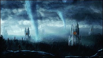 City, Sci Fi HD wallpaper