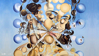 Galatea of the Spheres, Salvador Dali HD wallpaper