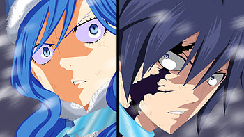 Gray Fullbuster, Juvia Lockser, background, Fairy Tail HD wallpaper