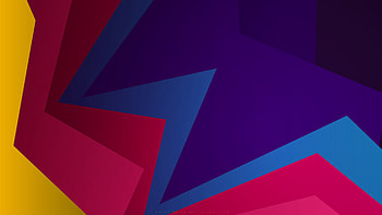 Abstract, Bright, Multicolored, Motley, Geometry, Origami HD wallpaper
