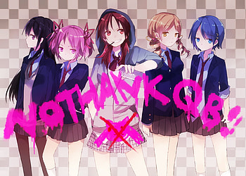 No thank you, skirt, mahou shoujo madoka magica, cute, girl, akemi homura, sakura kyouko, kaname madoka, miki sayaka, anime, cool, tomoe nami HD wallpaper