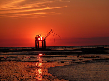 Gorgeous Sunset, sea, nature, reflection, sunset HD wallpaper