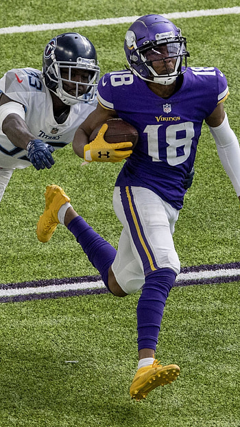 Justin Jefferson, Justin Jefferson Vikings HD phone wallpaper