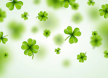 Pattern, st patrick, green, white, clover, texture, trifoi HD wallpaper