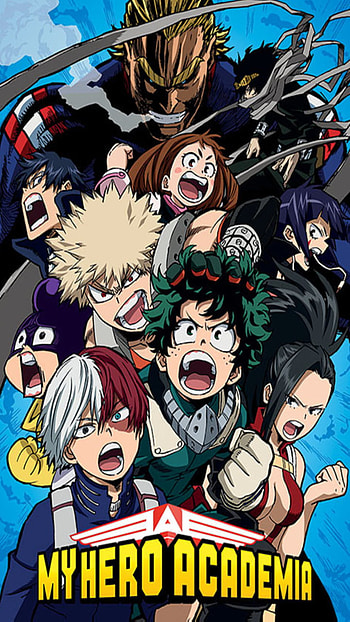 MHA title page 2, art, cartoon, bnha, anime HD phone wallpaper