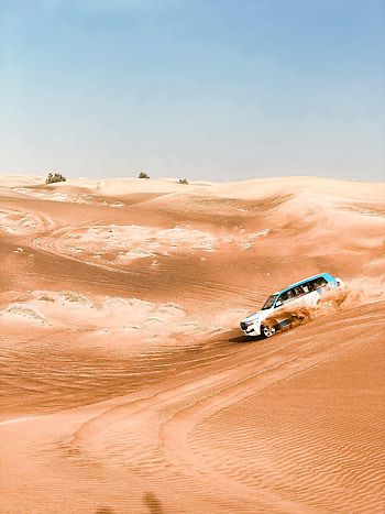 Sky, Sand, Desert, Cars, Suv, Jeep, Dust HD phone wallpaper
