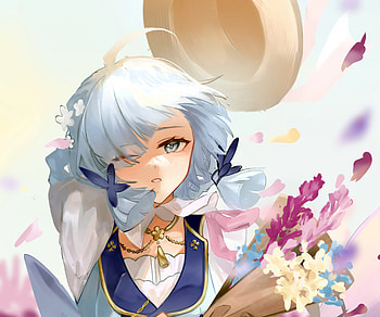 Kamisato Ayaka, Kamisato Ayaka (Genshin Impact), video game, Genshin Impact HD wallpaper
