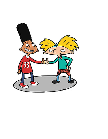 Hey Arnold, Arnold and Gerald, Retro cartoons, Laptop stickers HD phone wallpaper