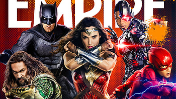 Justice League Empire Magazine Cover, justice-league, batman, cyborg, flash, aquaman, wonder-woman HD wallpaper