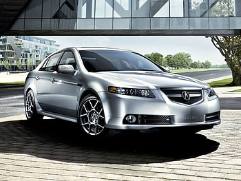 Auto, Nature, Trees, Grass, Acura, Cars, Building, Asphalt, Front View, Style, Akura, Street, Tl, 2007, Silver Metallic HD wallpaper