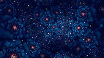Flowers Fractal Art, flowers, artist, artwork, digital-art, fractal HD wallpaper