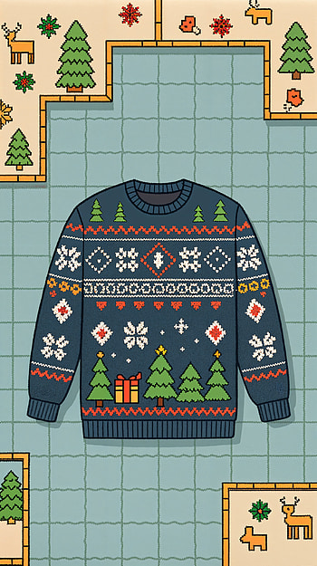 Cozy Christmas Sweater for Your , holiday, Christmas, pattern HD phone wallpaper