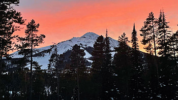 Big Sky Resort, Montana, usa, mountain, landscape, colors, trees, sky HD wallpaper