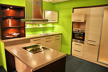 Interior, Miscellanea, Miscellaneous, Plate, Furniture, Kitchen, Example, Slab HD wallpaper