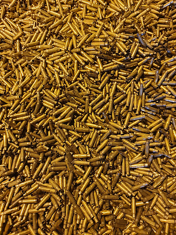 Bullets, gold, close-up HD phone wallpaper