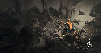 Symbiote Invasion Spiderman, spiderman, superheroes, artwork, digital-art, art HD wallpaper