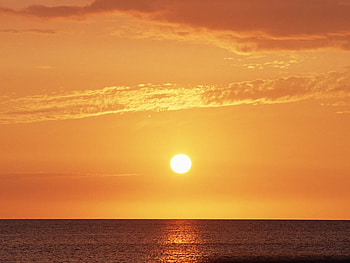 Sunshine beach in Hawaii, sea, nature, hawaii, sunsets HD wallpaper