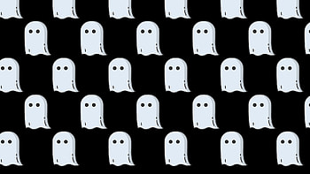 Black & White Ghost Minimalist Artistic Pattern Minimalism HD wallpaper
