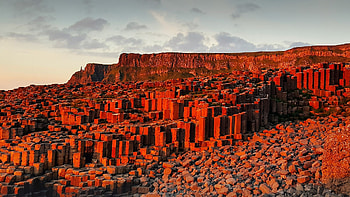 Northern Ireland, Basalt column, Giants Causeway HD wallpaper
