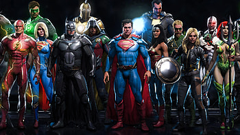 DC Superheroes, batman, superman, flash, wonder-woman, green-lantern, digital-art, artwork, superheroes HD wallpaper