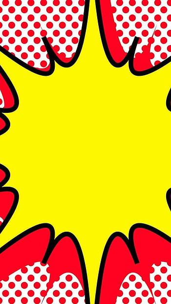 P O P, Comic Pattern HD phone wallpaper